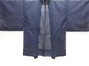 紗カットワーク　雲に笹模様刺繍絵羽織